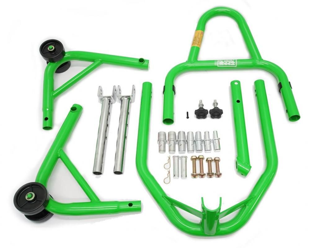 フロントバイクスタンド メンテナンススタンド カワサキグリーン