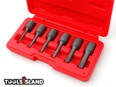 3 8ボルトツイスター6本セット 逆タップ エキストラクター Tools Island ツールズアイランド