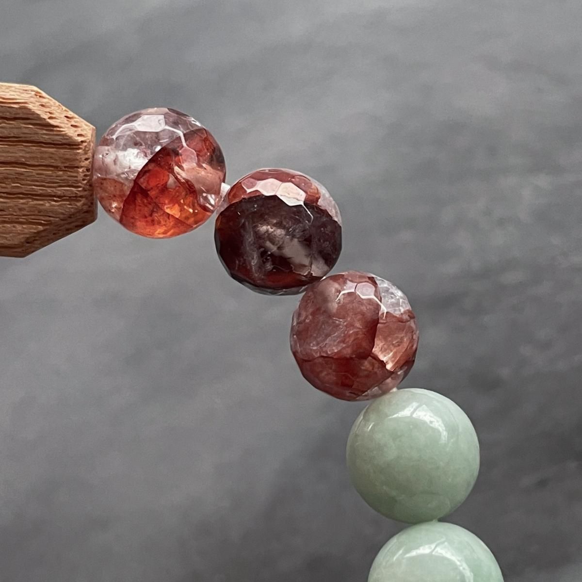 パール & クリスタル ハンドメイド ブレスレット 天然石 水晶