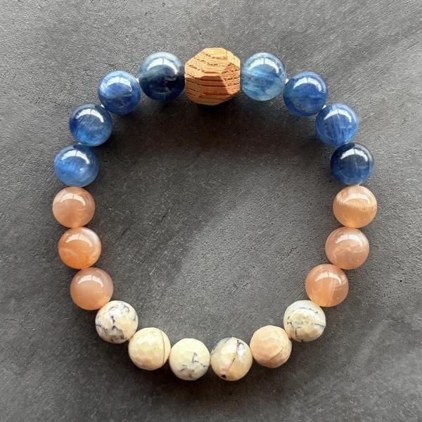 [ひいらぎ] おまもりブレス　7月ルビー×オニキス ひいらぎ] おまもりブレス 7月ルビー×オニキス - メルカリ