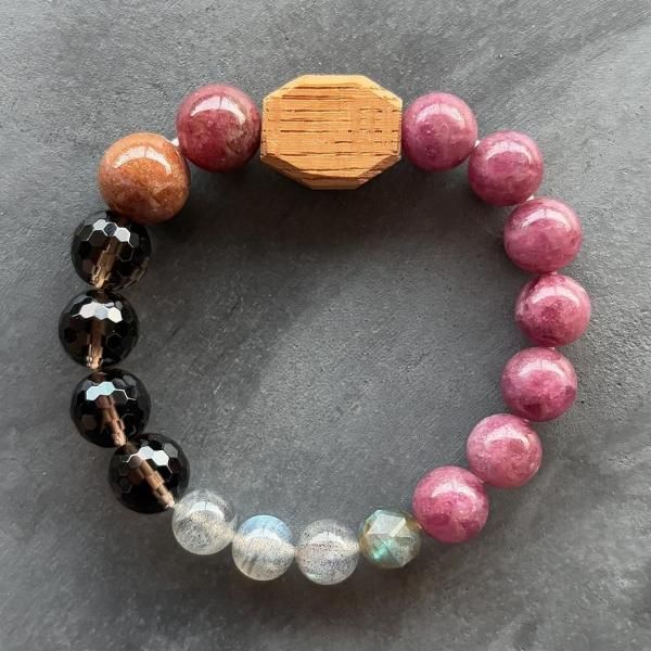 <img class='new_mark_img1' src='https://img.shop-pro.jp/img/new/icons7.gif' style='border:none;display:inline;margin:0px;padding:0px;width:auto;' />Omamori |  October (Tourmaline  Smoky quartz)