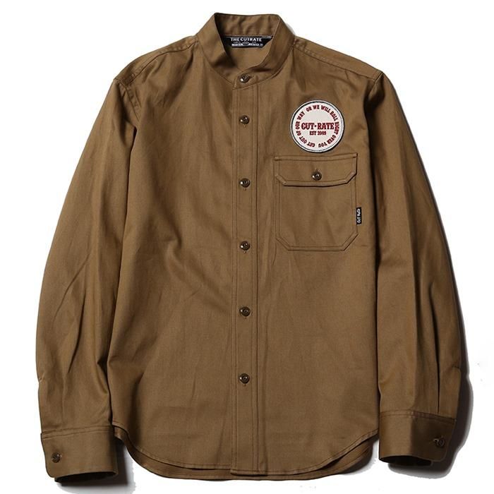 CUTRATE 【カットレイト】 L/S BAND COLLAR SHIRT（シャツ） - HARM'S