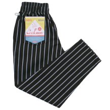 <img class='new_mark_img1' src='https://img.shop-pro.jp/img/new/icons14.gif' style='border:none;display:inline;margin:0px;padding:0px;width:auto;' />COOKMAN 【クックマン】 CHEF PANTS（シェフパンツ）STRIPE BLACK
