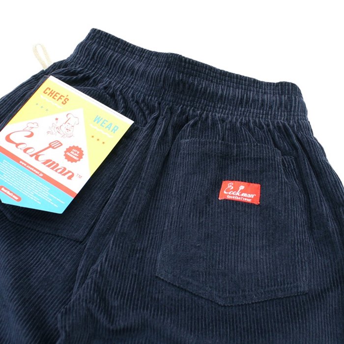 COOKMAN 【クックマン】 CHEF PANTS（シェフパンツ）CORDUROY NAVY - HARM'S WAY ハームズウェイ