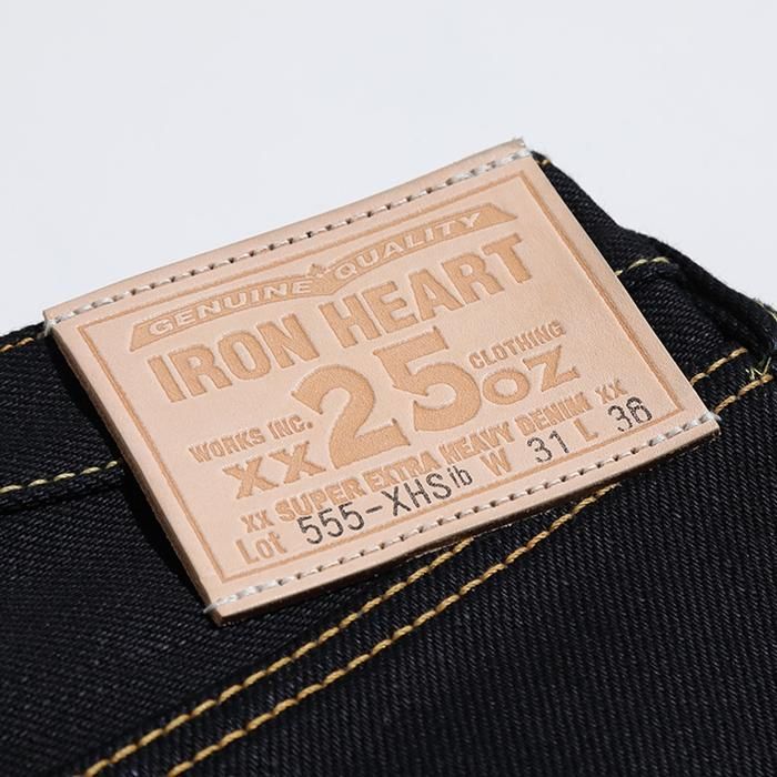 IRON HEART【アイアンハート】(555-XHSib) 25ozセルビッチデニムIND