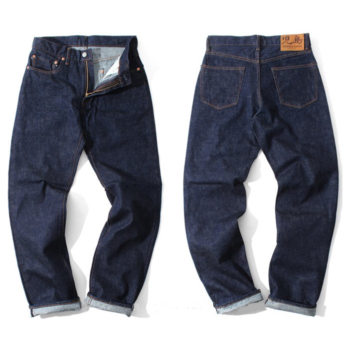 KOJIMA GENES【児島ジーンズ】 15oz セルビッチストレートジップフライ ...