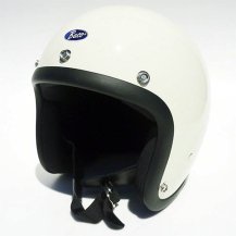 タイプジェットヘルメットブコ　エクストラブコ ストライプ　アイボリー/ブラック XL（61～62cm）