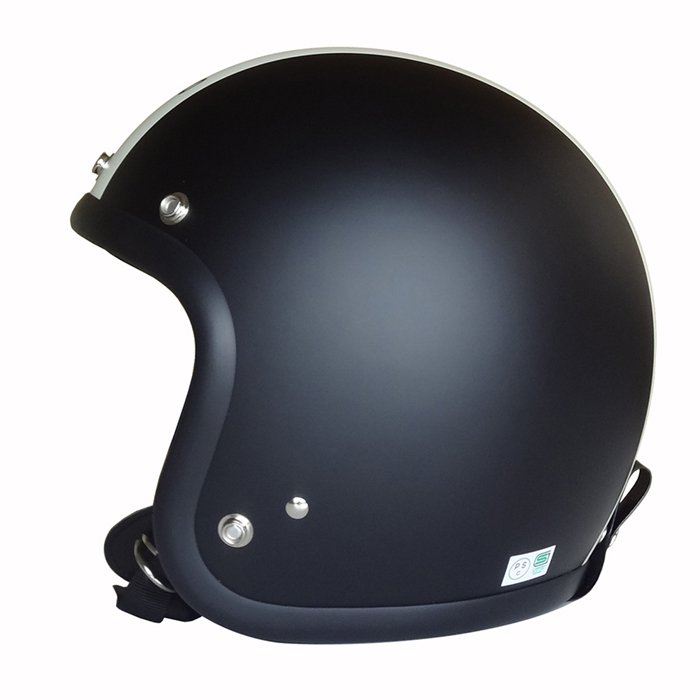 ジェットヘルメット　トイズマッコイ　スマイル　M/L（59-60）シールド込黄色黒