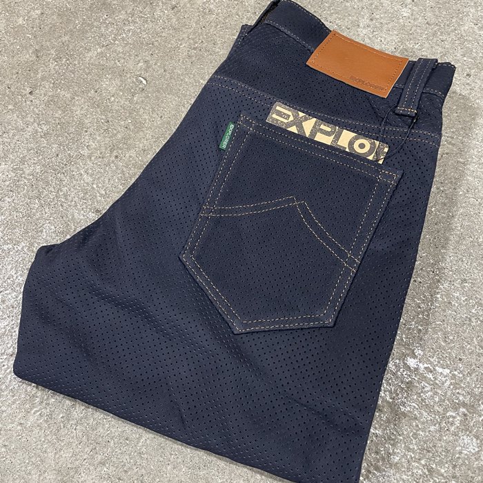 KUSHITANI【クシタニ】EX-1216M EXPLORER MESH JEANS（エクスプローラーメッシュジーンズ）OLD BLACK -  HARM'S WAY ハームズウェイ