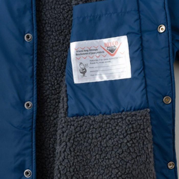 ブルコ　ボア　コーチジャケット　ネイビー 楽天市場】BLUCO WORK GARMENT ブルコ : ボアコーチジャケット