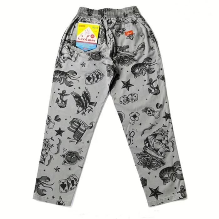 大人も着やすいシンプルファッション シェフパンツ Pants Chef