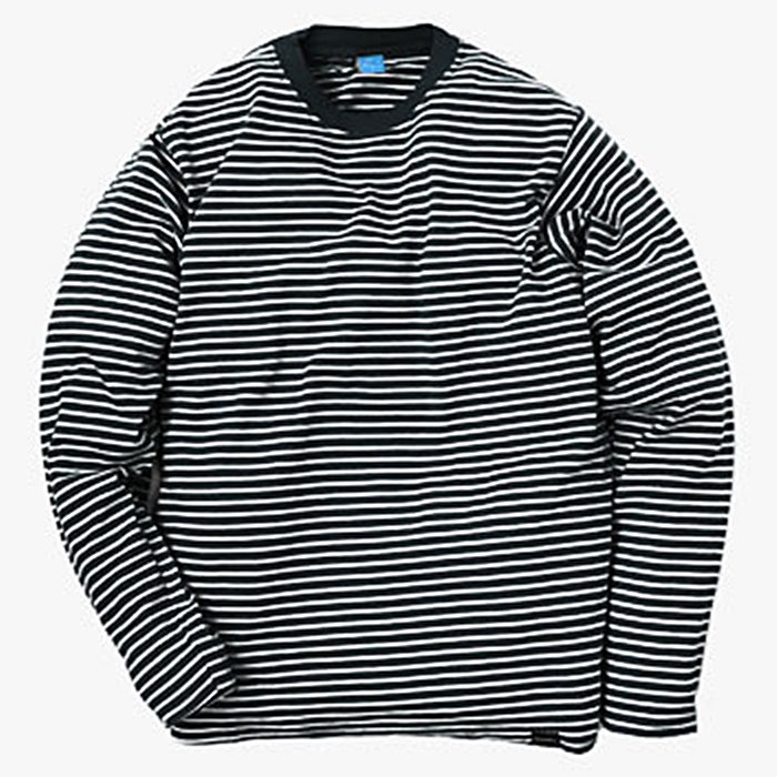 goodness border l/s T-shirt (GREEN)