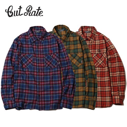 CUTRATE 【カットレイト】　L/S CHECK SHIRT　シャツ - HARM'S WAY ハームズウェイ