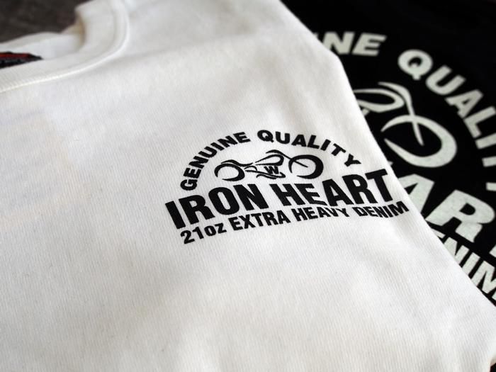 IRON HEART 【アイアンハート】 10ozプリントロングTシャツ オリジナルバイク柄 - HARM'S WAY ハームズウェイ