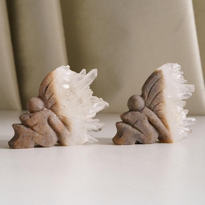 水晶クラスター・妖精 - 天然石ショップ「ワイオリ」 パワーストーン