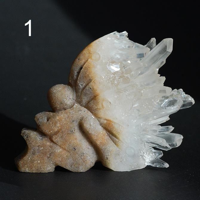 水晶クラスター・妖精 - 天然石ショップ「ワイオリ