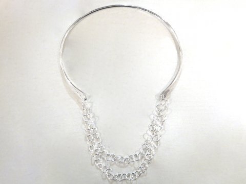 8UEDE / Over Neck Ring ( SILVER )