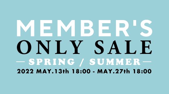 MEMBERS ONLY SALE