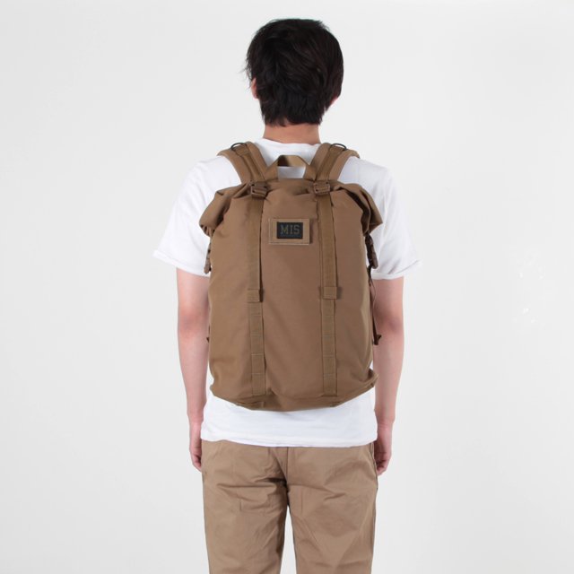 Roll Up Backpack #Coyote Brown [MIS-1009]