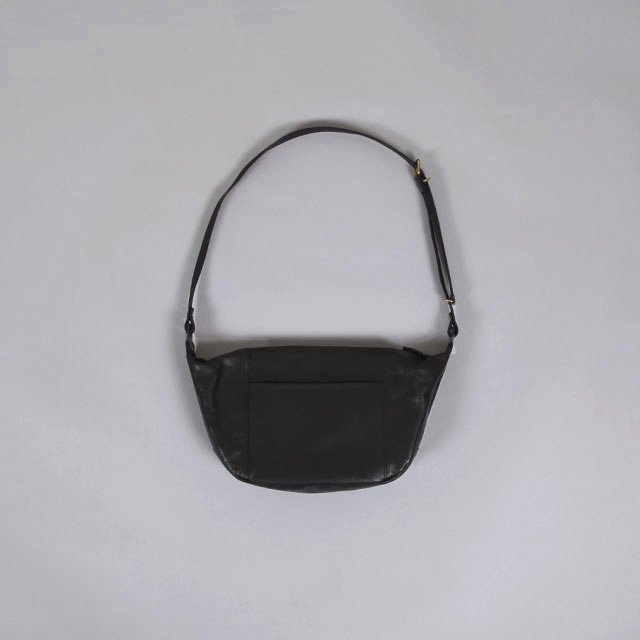 Goat Leather Mini Shoulder Bag #Black [BAG17]