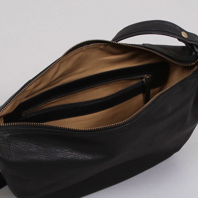 Goat Leather Mini Shoulder Bag #Black [BAG17]