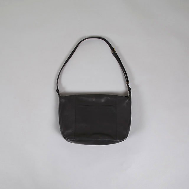 Goat Leather Shoulder Bag #Black [BAG18]