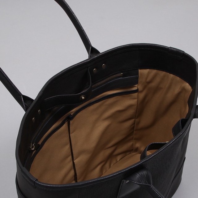 Tote Bag - Goat Leather #Black [BAG19]