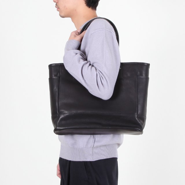 Tote Bag - Goat Leather #Black [BAG19]