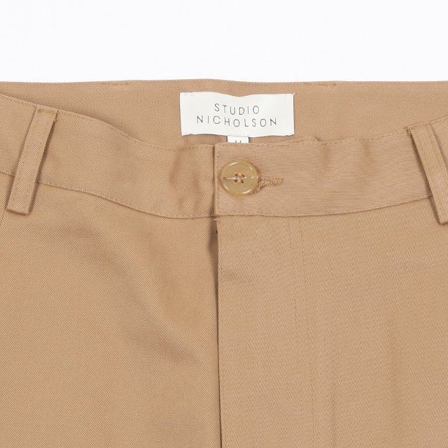 STUDIO NICHOLSON BONSAI PANT #TAN [SN-190]｜Silver and Gold Online