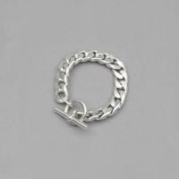 LAVER 13mm Curb Chain T Bar Bracelet [no.4]