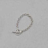 LAVER 5mm Cable Chain T Bar Bracelet [no.8]