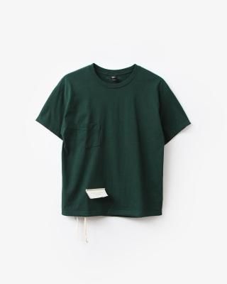 HESTRADA Gee-Wiz S/S SWITCH POCKET TEE W/ATHLETIC SHOE LACE #D.Forest [309]