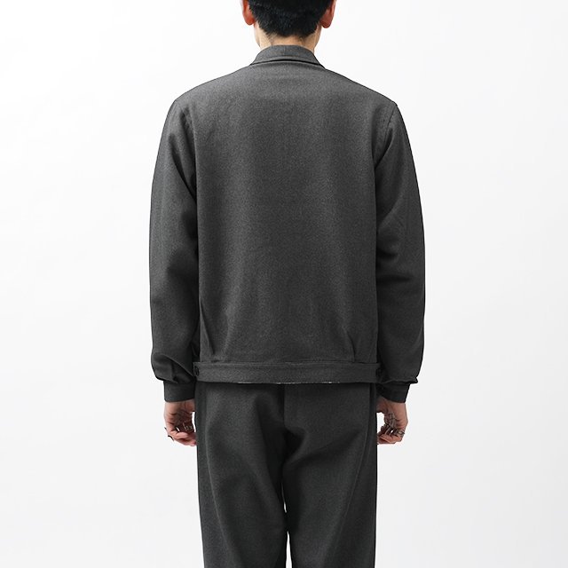 Worker Zip Blouson #Charcoal [SGGM-008]