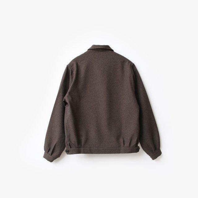 Worker Zip Blouson #Brown [SGGM-008]