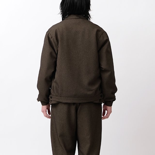 Worker Zip Blouson #Brown [SGGM-008]