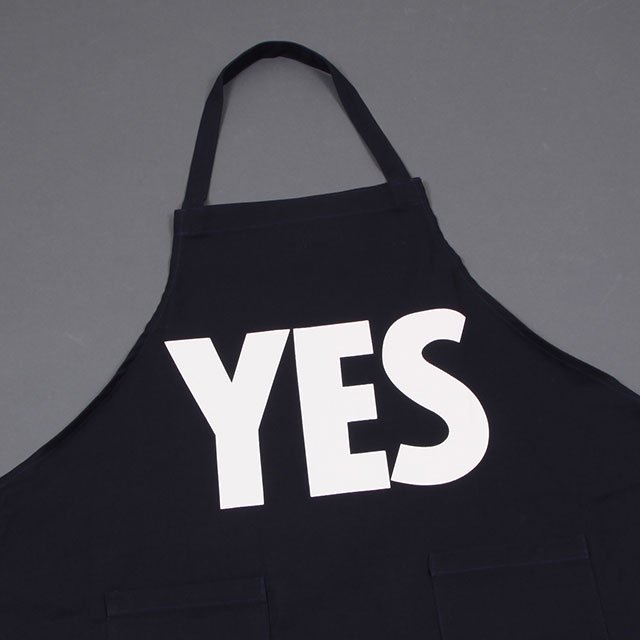 DAY USE W POCKET APRON - YES #NAVY NATURAL PRINT [WPADN2]