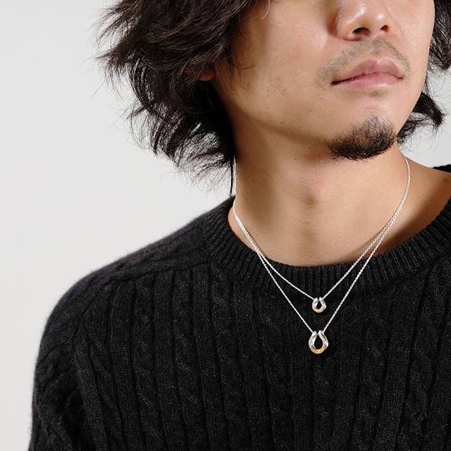Orbit Necklace #Silver size:L [NS01]