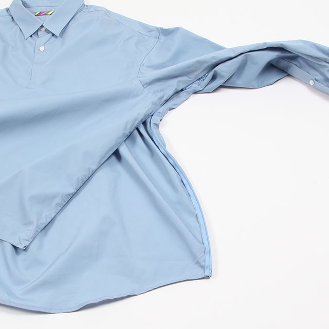 VENTILATION LONG SLEEVE SHIRT #BLUE GRAY [31SSSHT02]