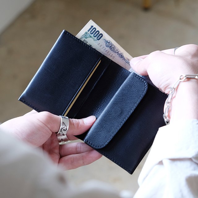 Pocket Wallet - Goat Leather #Black [005]