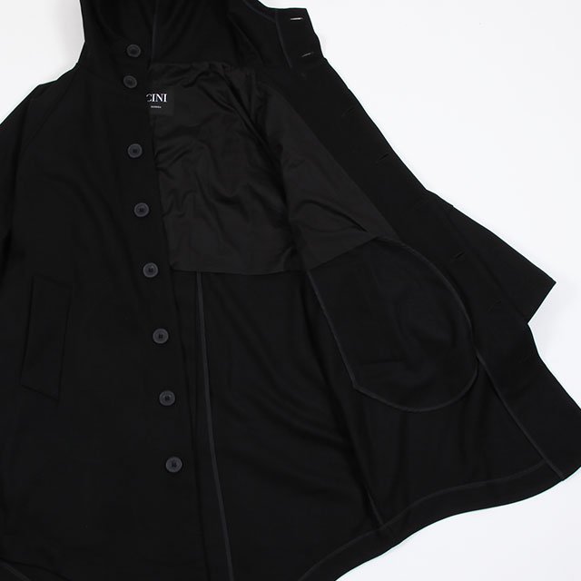 NEW HOODED COAT - MOD.101 #BLACK [C281CSU 610]