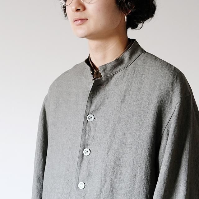 春色3カラー✧ blurhms wash linen hospital jacket ブラームス - 通販