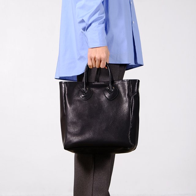 Small Tote Bag - Goat Leather #Black [BAG42]