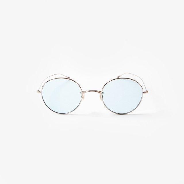 10eyevan MODEL : No.5 SUN 48 #IS-LT.BLU2｜Silver and Gold Online Store