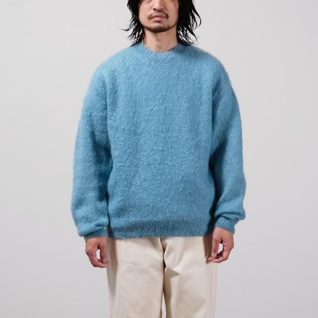 AURALEE｜BRUSHED SUPER KID MOHAIR KNIT | angeloawards.com