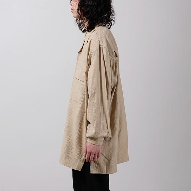 Open Collar SH #Beige [MPSM-1903S]