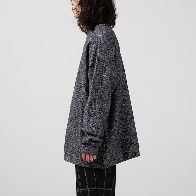 Hign Neck Wool Knit Top #Gray [AY9-17]