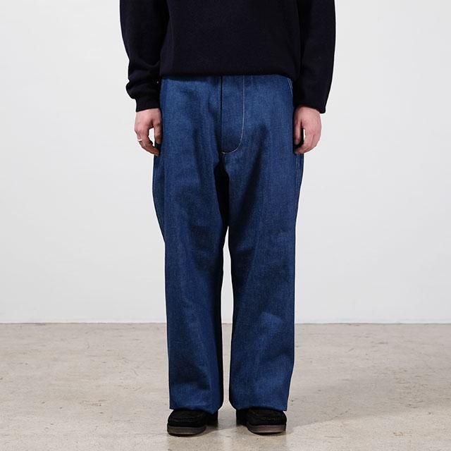 E.TAUT ZCORE FIELD TROUSER /INDIGO DENIM-