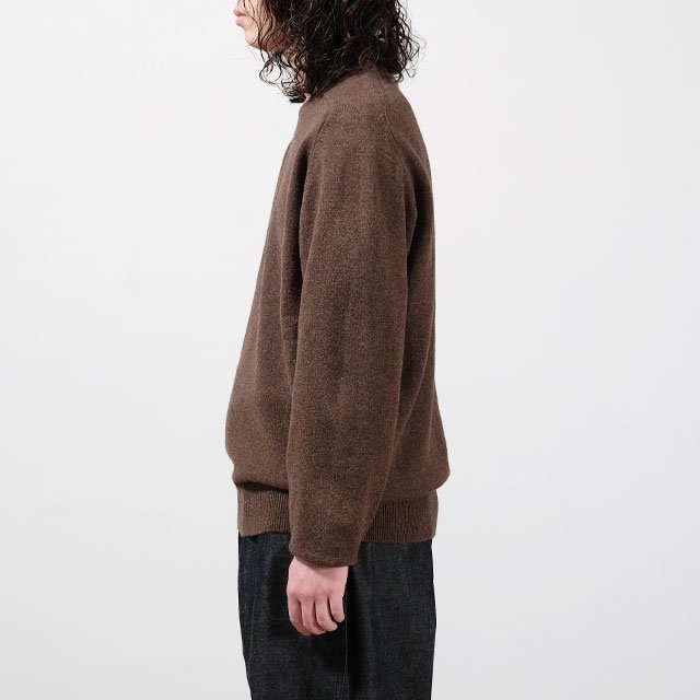 CREWNECK JUMPER #48:BROWN [KNI05 6002]