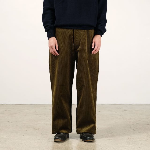 FIELD TROUSERS CORDUROY #25:ARMY GREEN [TRS08 BM1001]