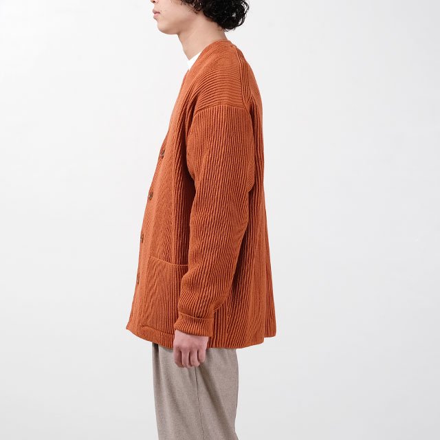 2022新作 AURALEE SUPER FINE WOOL RIB KNIT カーディガン 厚手 4